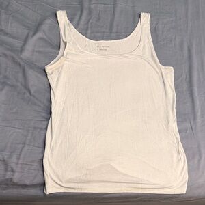 Ann Taylor Classic White Tank Top